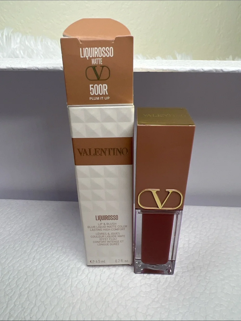 Valentino Liquirosso Lip & Blush - Plum It Up (500R)